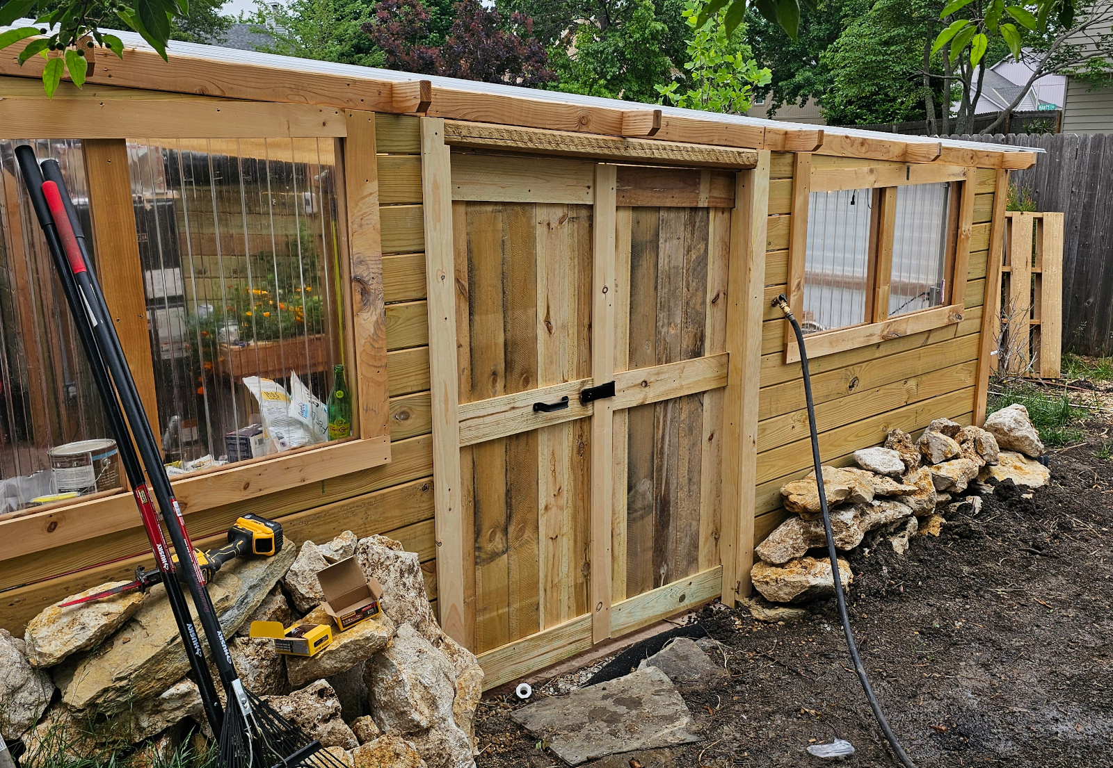 Our hydroponic greenhouse
